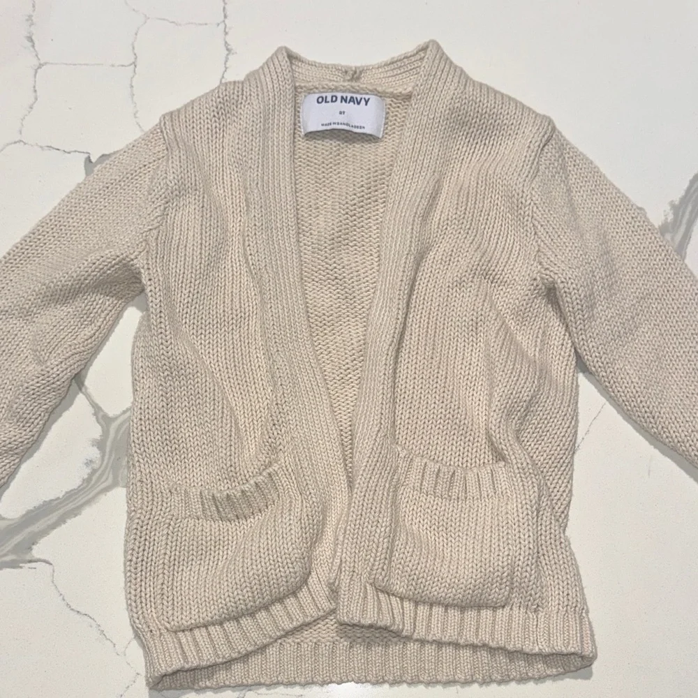 Old Navy Toddler Tan Cardigan